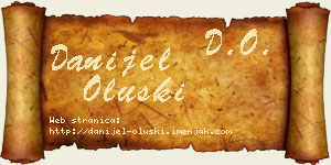 Danijel Oluški vizit kartica
